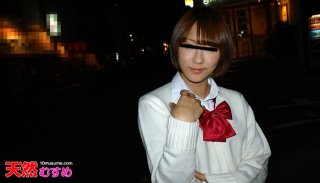 Aika Saeki Amateur 4 tatami mats Saddle A girl who looks good in a uniform in the night town